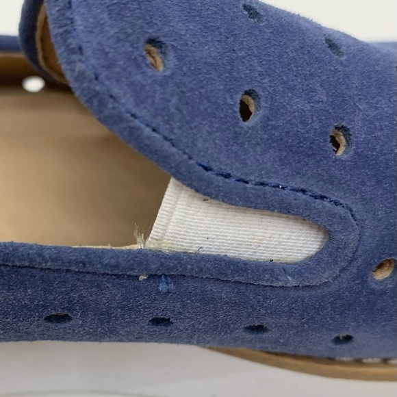 Johnston & Murphy Preppy Blue Perforated Suede Slip On Loafer Elevated Sneaker - Picture 8 of 15